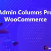 Admin Columns Pro WooCommerce