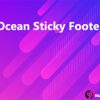 Ocean Sticky Footer