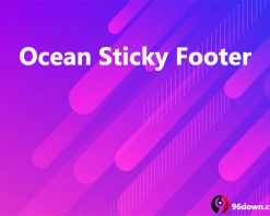 Ocean Sticky Footer
