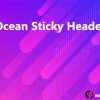 Ocean Sticky Header