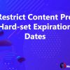 Restrict Content Pro Hard-set Expiration Dates