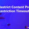 Restrict Content Pro Restriction Timeouts