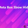 Meta Box Show Hide